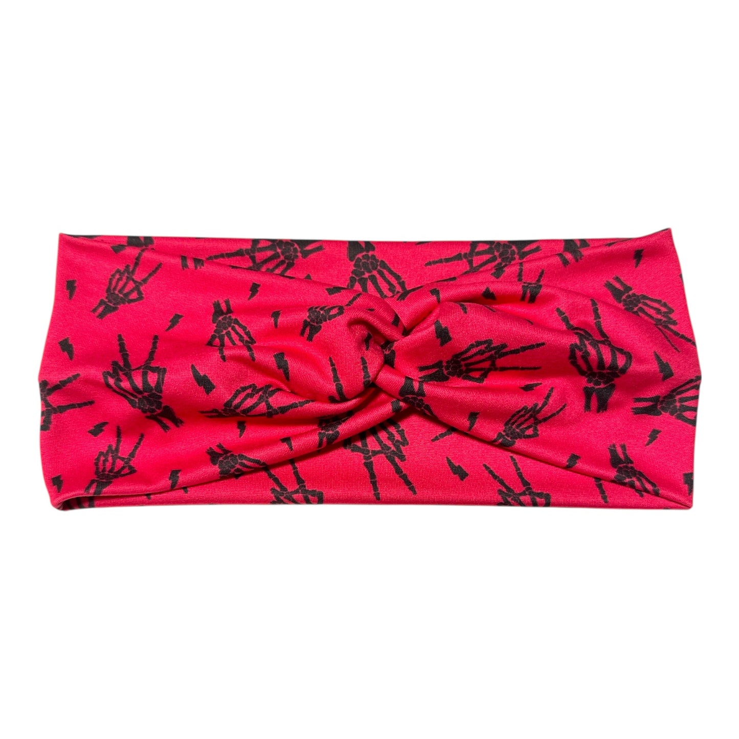 Hot pink skeleton hands